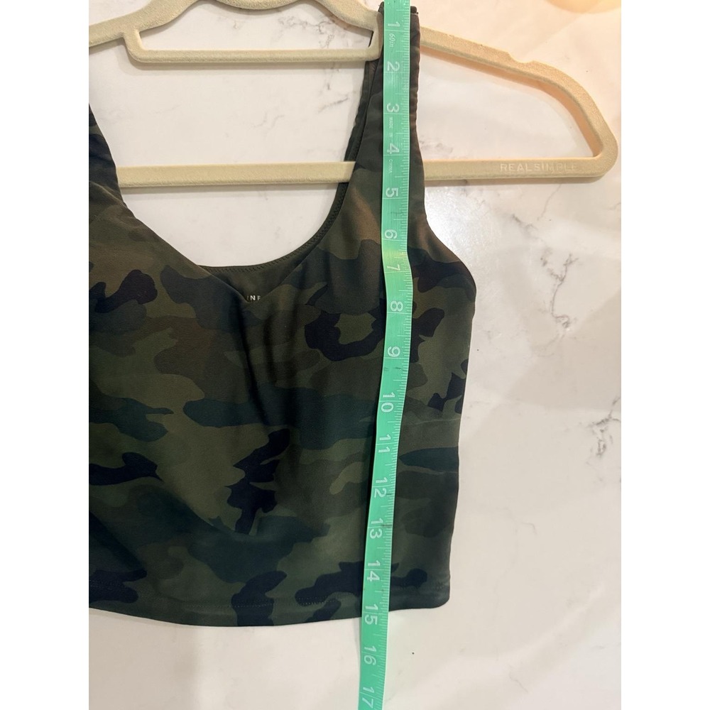 OFFLINE by Aerie Tank Top Womens XS Green Camo Excellent Real Me Cropped Cami - Picture 4 of 5